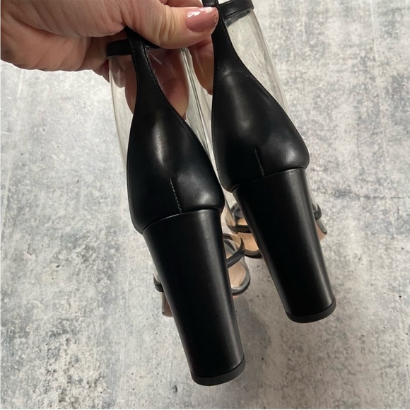 Gianvitto Rossi Watson PVC Panel black Leather Boots 38.5 - Picture 4 of 8